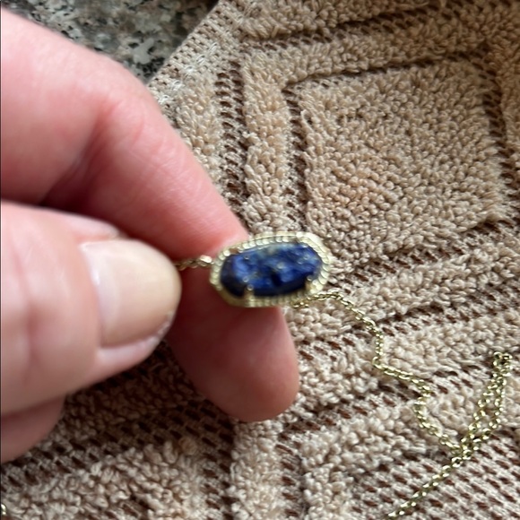 Kendra Scott Blue and Gold Necklace - Picture 9 of 9